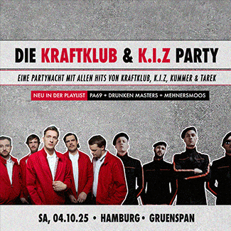 Die Kraftklub und K.I.Z. Party Veranstaltungsflyer