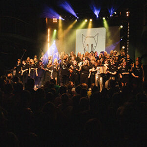 Hansemädchen auf der Bühne im Gruenspan
